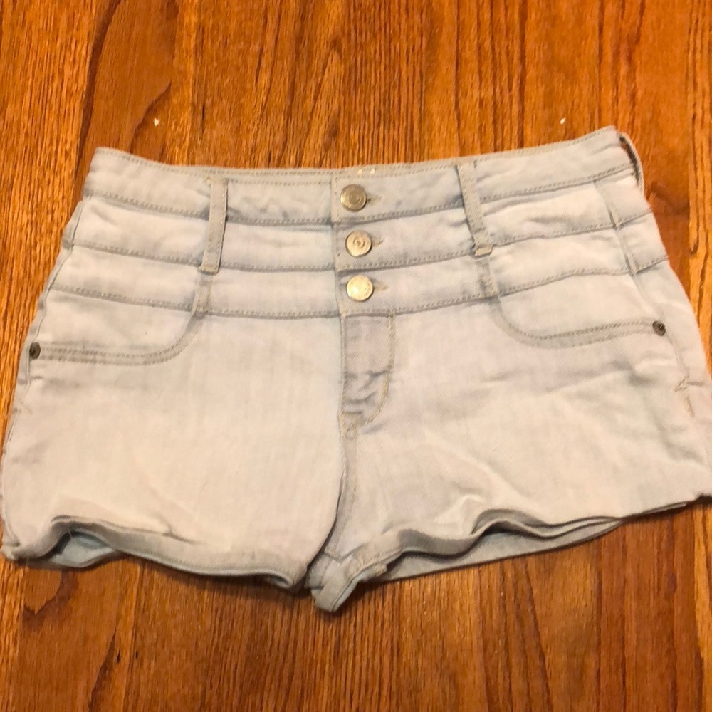 Light blue shorts